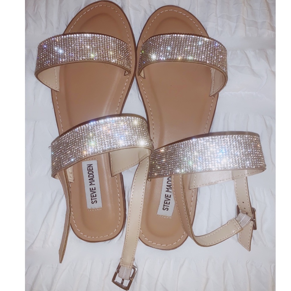 Steve Madden Marisa Rhinestone Sandals